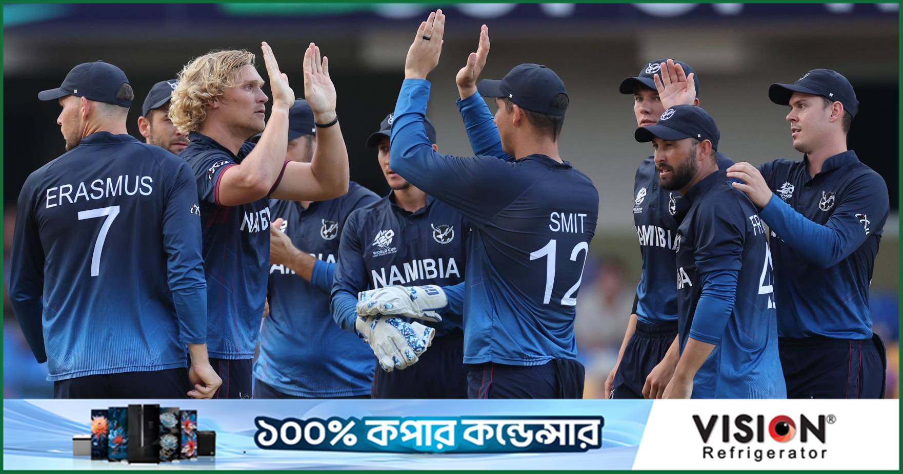 নামিবিয়ার তারুণ্যনির্ভর বিশ্বকাপ দল ঘোষণা